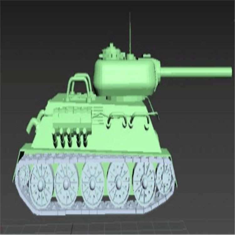 灵台充气军用坦克模型